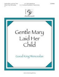 Gentle Mary Laid Her Child Handbell sheet music cover Thumbnail